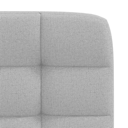 Cadeiras de jantar 2 pcs tecido cinza nuvem