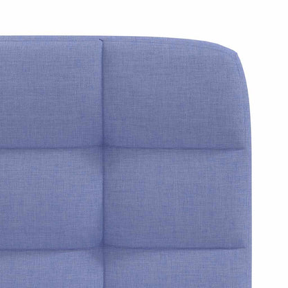 Cadeiras de jantar 2 pcs Jeans Tecido Azul