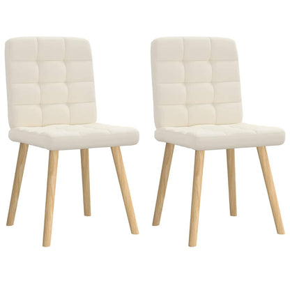 Cadeiras de jantar 2 pcs linho