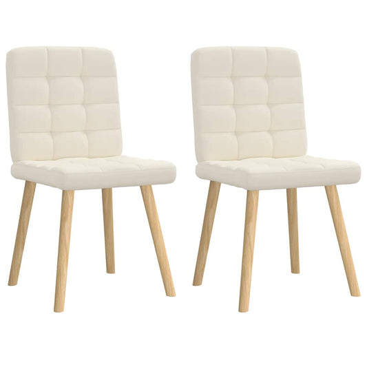 Cadeiras de jantar 2 pcs linho