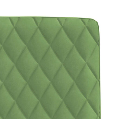 Cadeiras de jantar 2 pcs veludo verde-claro