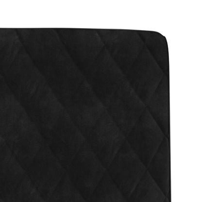 Cadeiras de jantar 2 pcs veludo preto