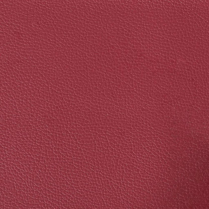 Cadeiras de jantar 2 pcs couro artificial vermelho-tinto