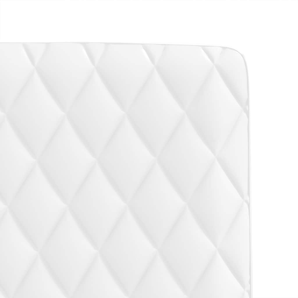 Cadeiras de jantar 2 pcs couro artificial branco