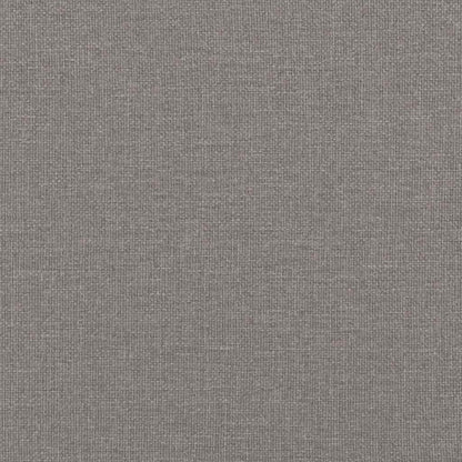 Cadeiras de jantar 2 pcs tecido cinzento-acastanhado