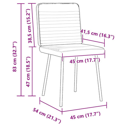 Cadeiras de jantar 2 pcs veludo cinzento-claro