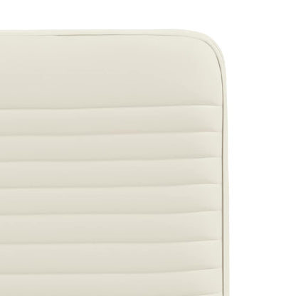 Cadeiras de jantar 2 pcs veludo cor creme
