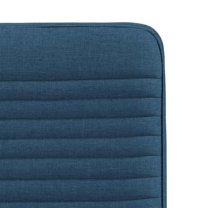 Cadeiras de jantar 2 pcs tecido azul