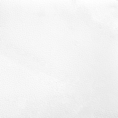 Cadeiras de jantar 2 pcs couro artificial branco