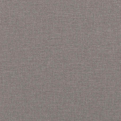 Cadeiras de jantar 2 pcs tecido cinzento-acastanhado
