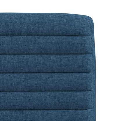 Cadeiras de jantar 2 pcs tecido azul