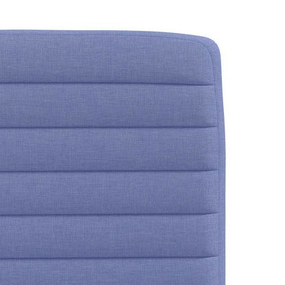 Cadeiras de jantar 2 pcs Jeans Tecido Azul