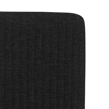 Cadeiras de jantar 2 pcs tecido preto