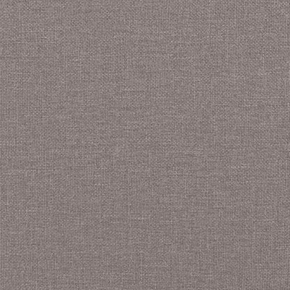 Cadeiras de jantar 2 pcs tecido cinzento-acastanhado