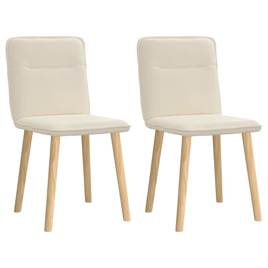 Cadeiras de jantar 2 pcs linho