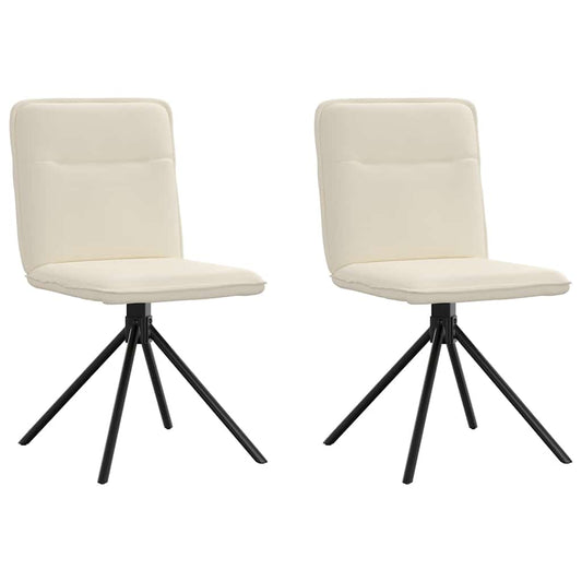 Cadeiras de jantar 2 pcs linho