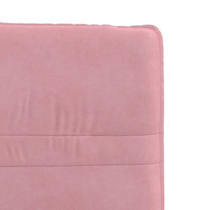 Cadeiras de jantar 2 pcs veludo rosa
