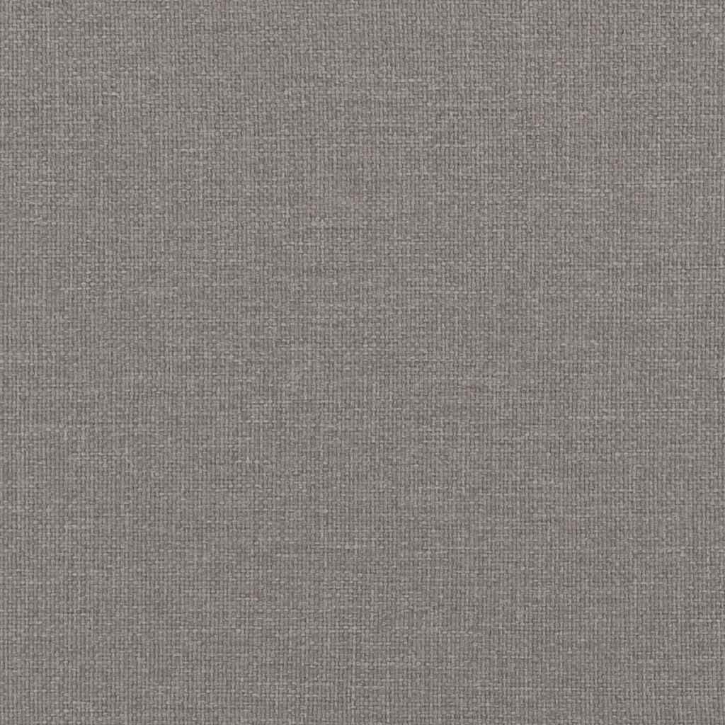 Cadeiras de jantar 2 pcs tecido cinzento-acastanhado