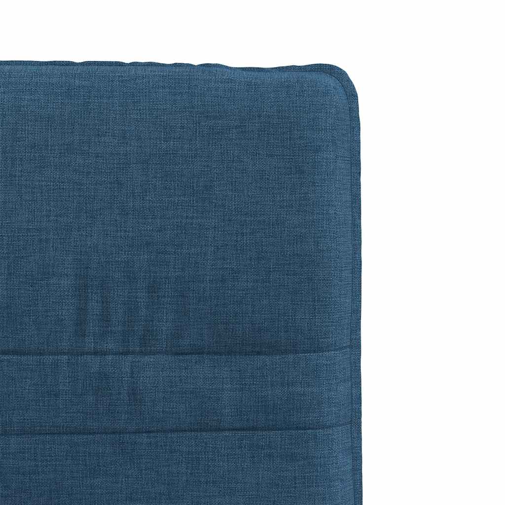 Cadeiras de jantar 2 pcs tecido azul