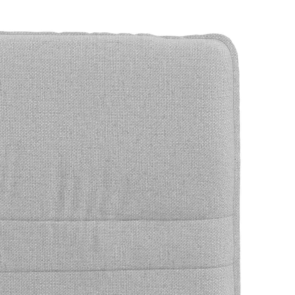 Cadeiras de jantar 2 pcs tecido cinza nuvem