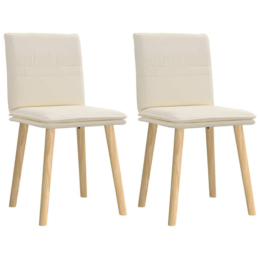 Cadeiras de jantar 2 pcs linho
