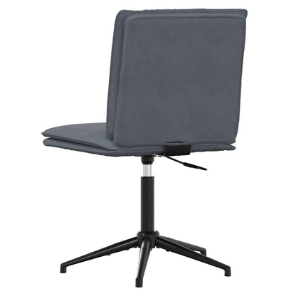 Cadeira de jantar veludo cinzento-escuro
