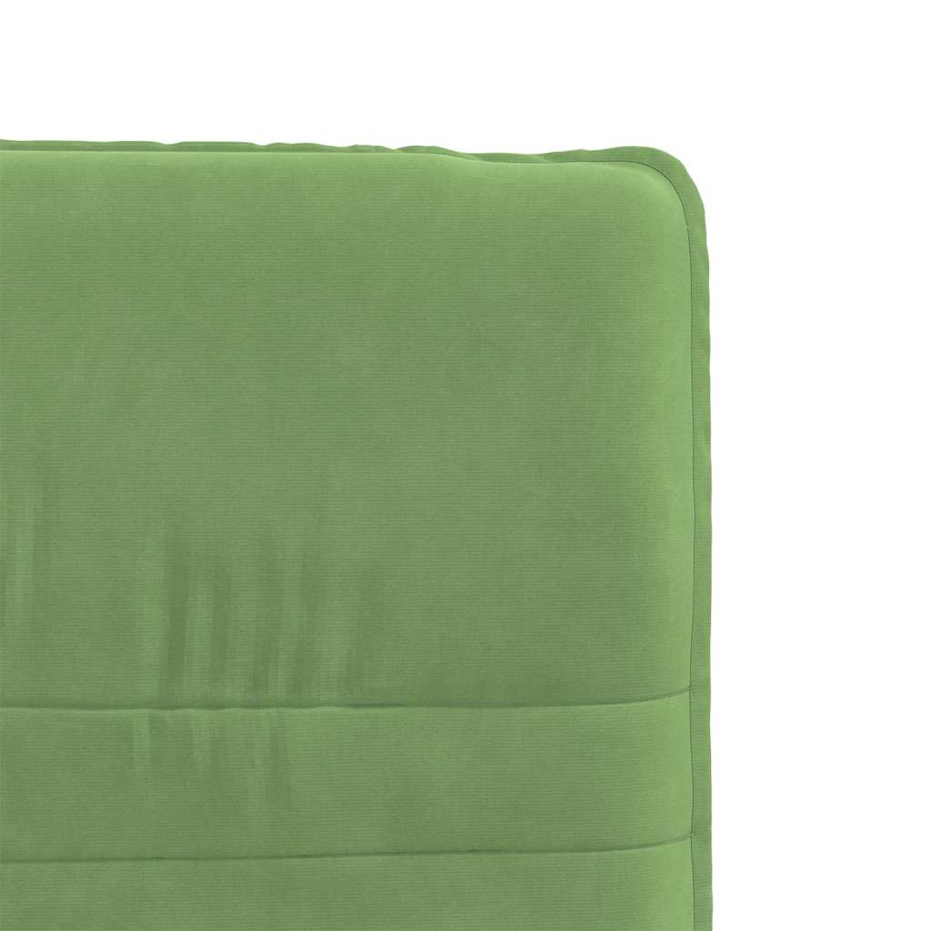 Cadeira de jantar veludo verde-claro