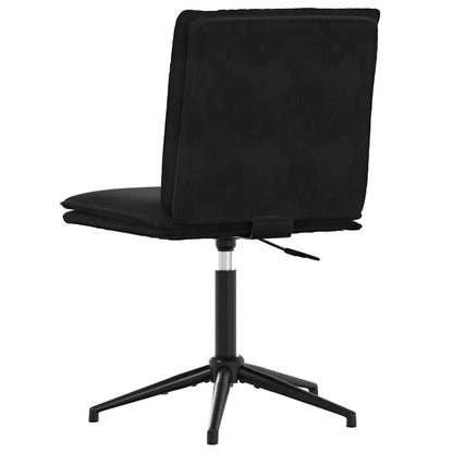 Cadeira de jantar veludo preto