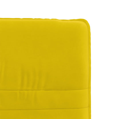 Cadeira de jantar veludo amarelo