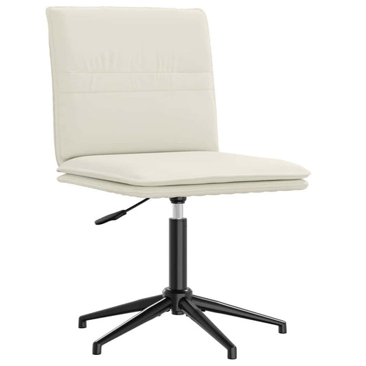 Cadeira de jantar veludo cor creme