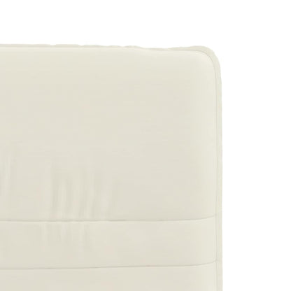Cadeira de jantar veludo cor creme
