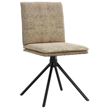Cadeira de jantar cinza claro Faux Suede Leather