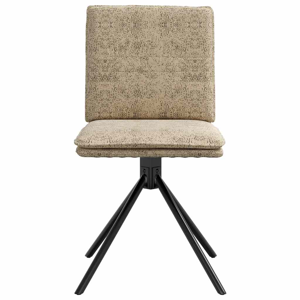 Cadeira de jantar cinza claro Faux Suede Leather