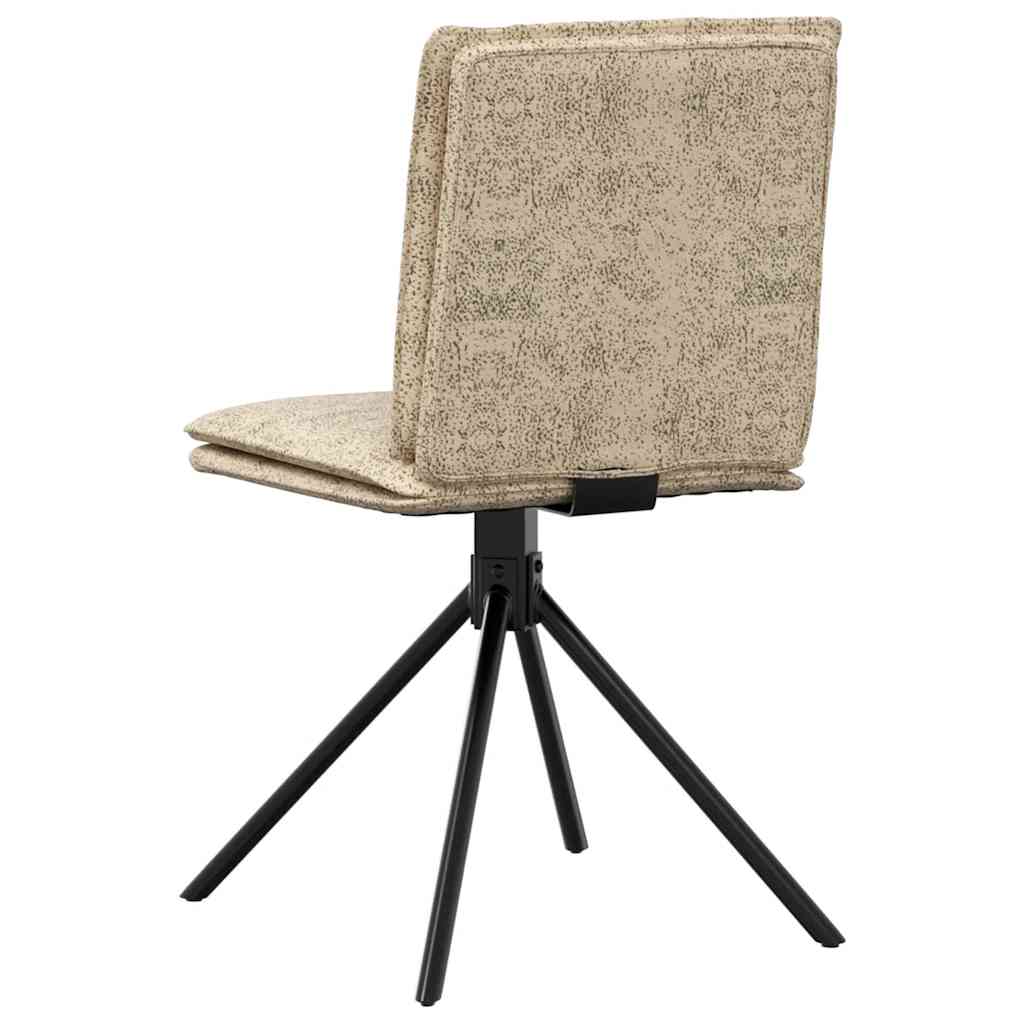 Cadeira de jantar cinza claro Faux Suede Leather