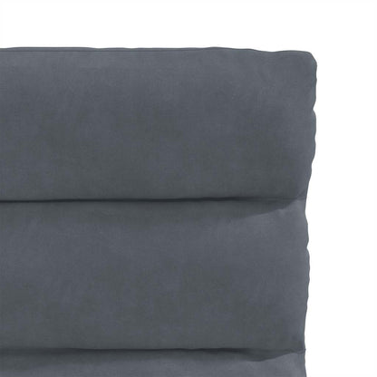 Cadeiras de jantar 2 pcs veludo cinzento-escuro