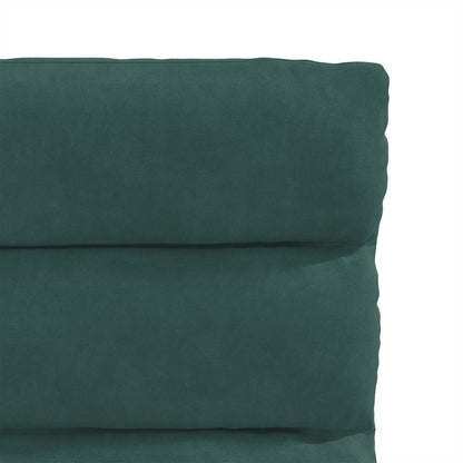 Cadeiras de jantar 2 pcs veludo verde-escuro