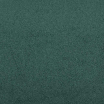 Cadeiras de jantar 2 pcs veludo verde-escuro