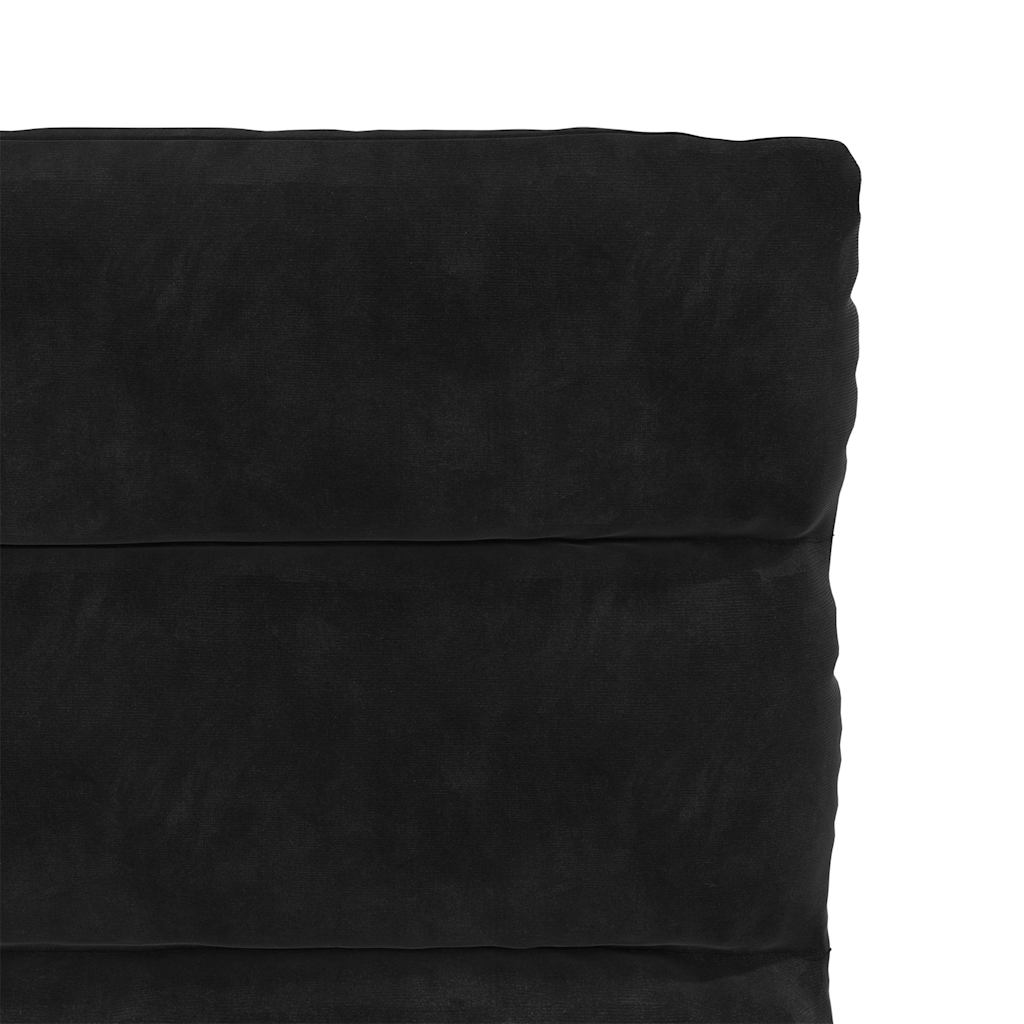 Cadeiras de jantar 2 pcs veludo preto