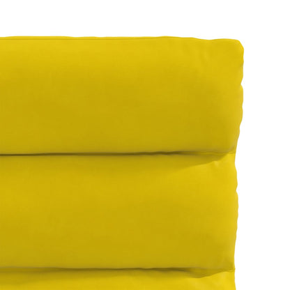 Cadeiras de jantar 2 pcs veludo amarelo