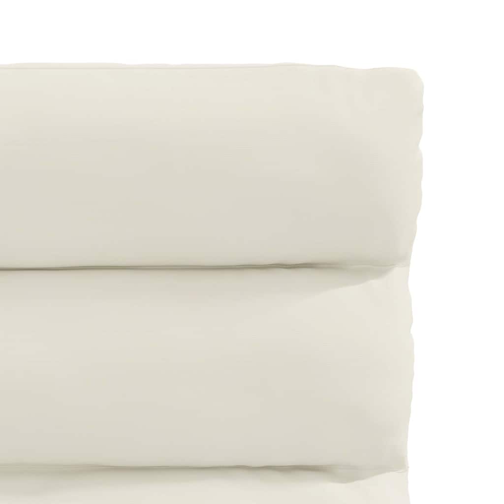 Cadeiras de jantar 2 pcs veludo cor creme