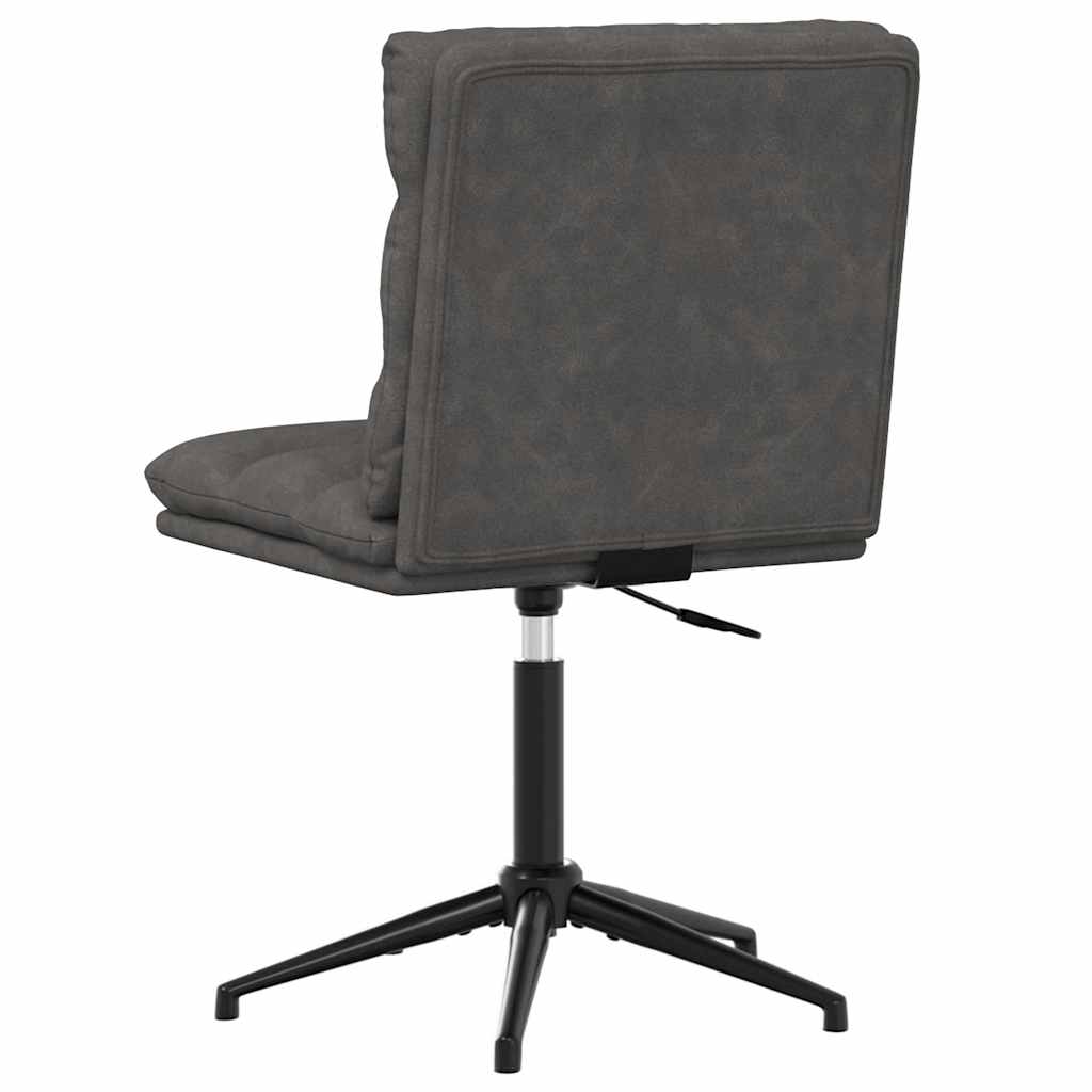 Cadeira de jantar couro artificial preto