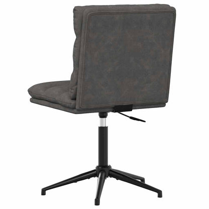 Cadeira de jantar couro artificial preto