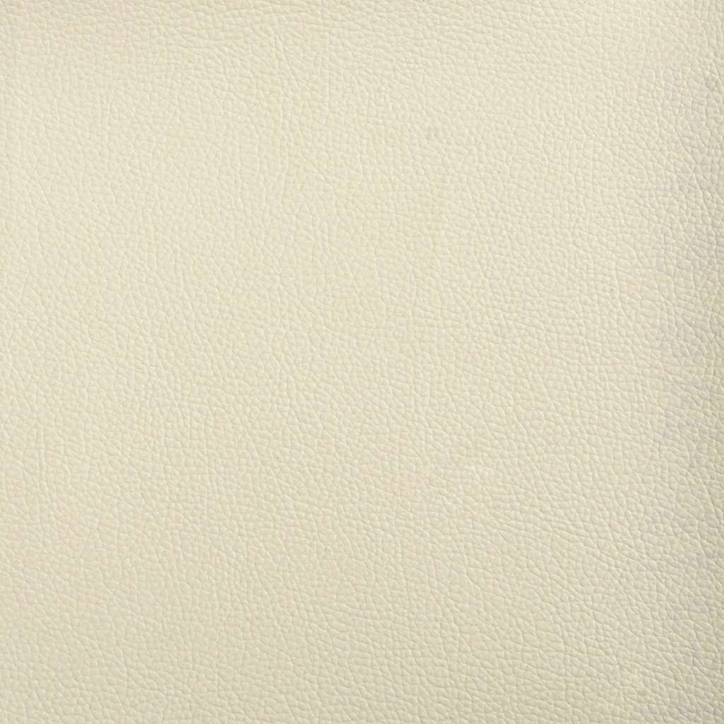 Cadeira de jantar couro artificial cor creme