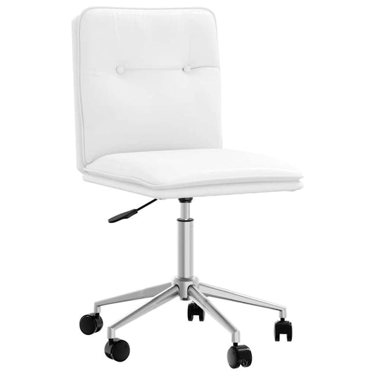 Cadeira de jantar couro artificial branco