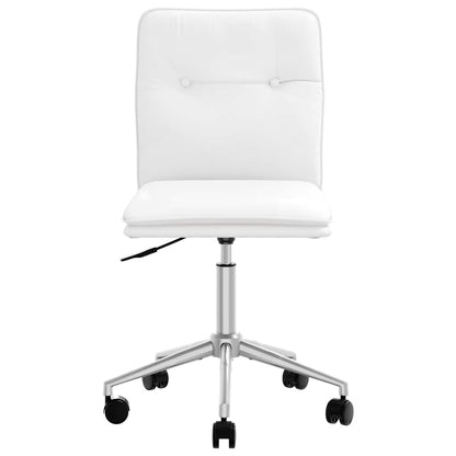 Cadeira de jantar couro artificial branco