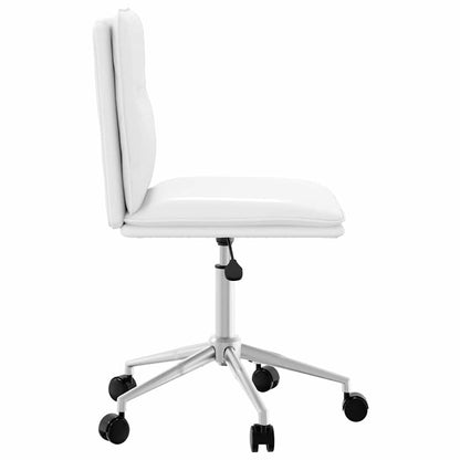 Cadeira de jantar couro artificial branco