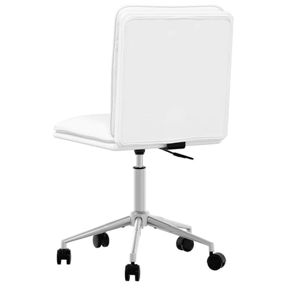Cadeira de jantar couro artificial branco