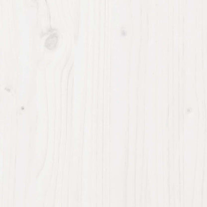 Cama sem colchão empilháveis 75x190 cm madeira maciça branco