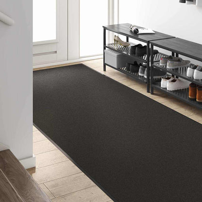 Tapete de Entrada Outros Preto 120 x 300 cm Poliamida e PVC