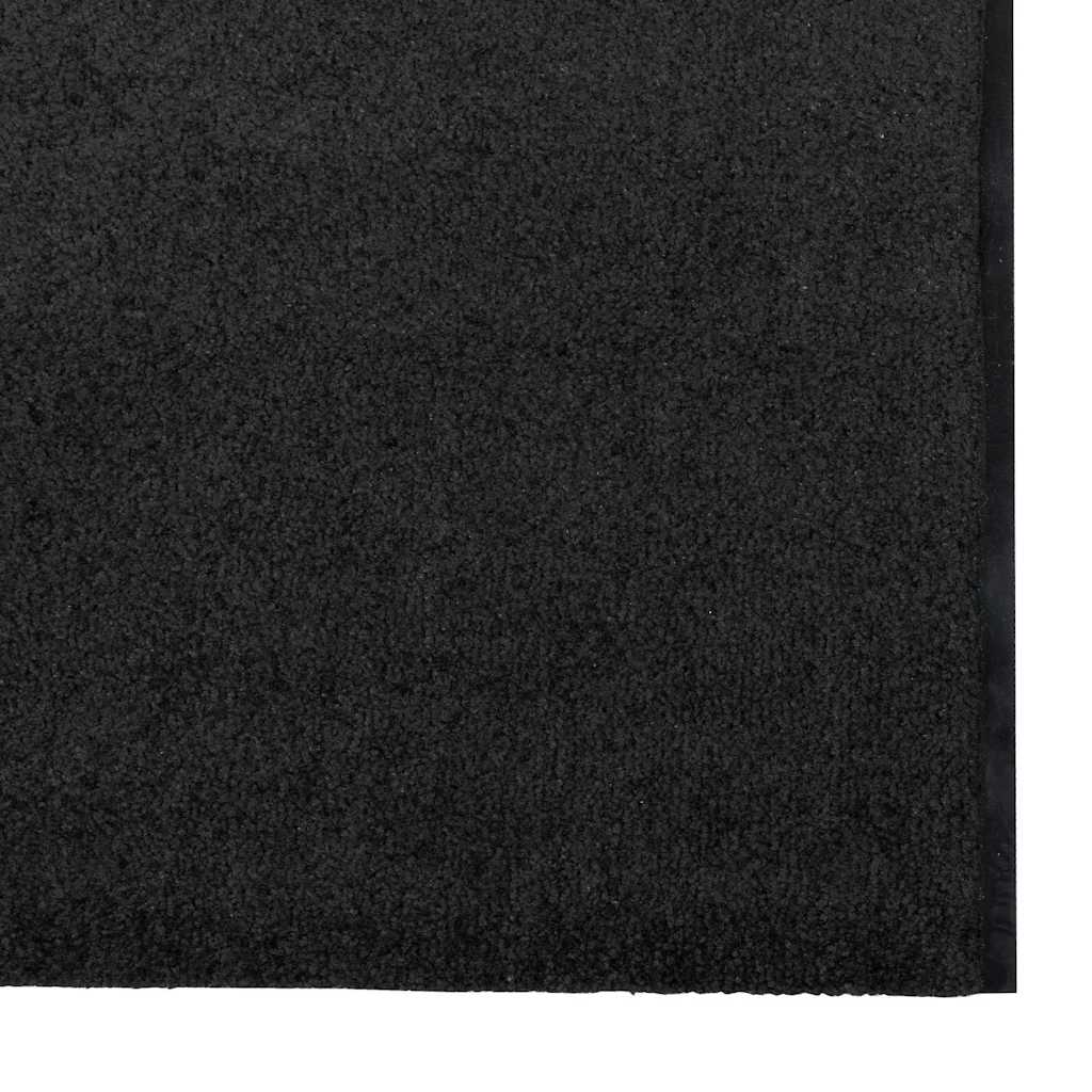 Tapete de Entrada Outros Preto 120 x 350 cm Poliamida e PVC